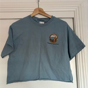 Vintage Sacramento County Superior Court Crop Top